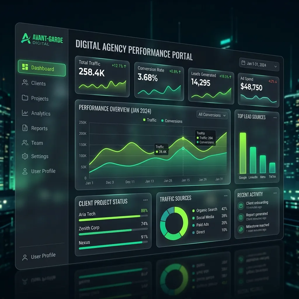 White Label Agency Portal